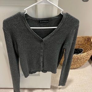 Dark grey brandy Melville sweater